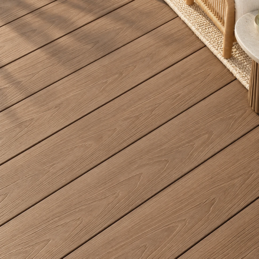 Настил T-DECKS Premium 3D, цвет Орех