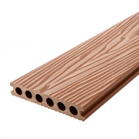 Террасная доска КОММЕРЧЕСКАЯ T-DECKS PREMIUM 3D, орех